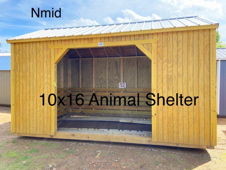 10×16 Animal Shelter – Honey Gold – Nmid – #12E
