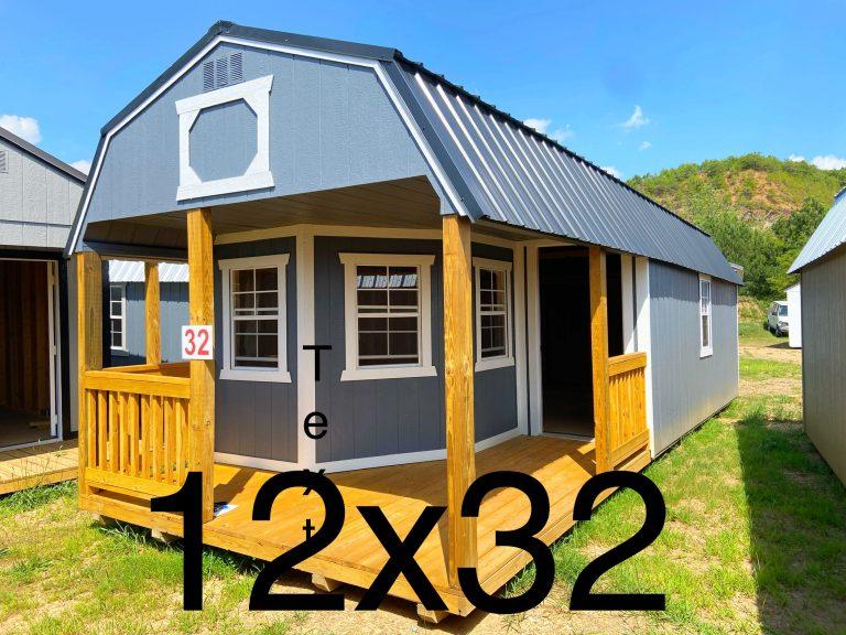 12×32 Deluxe Lofted Cabin – Gibraltar