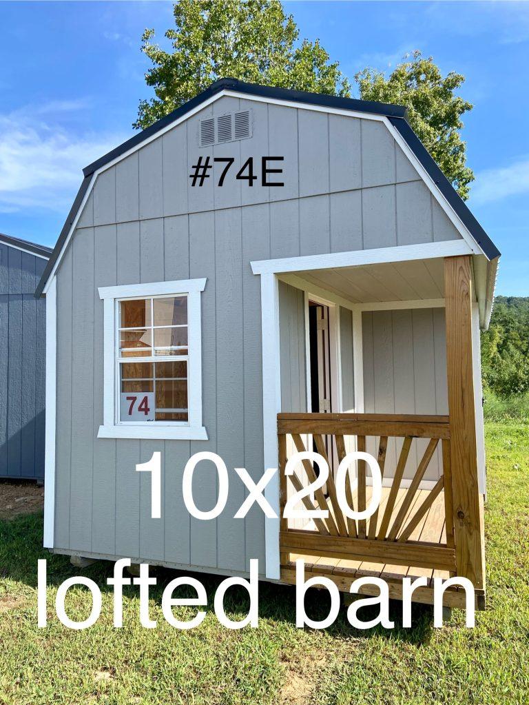 10×20 Lofted Barn – Gap Gray